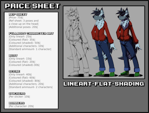 Commission price sheet by masterzoroark666