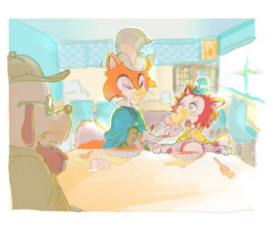 Pinocchio： Honest John and Gideon. by yanep