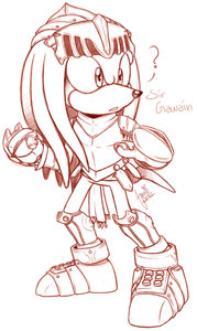 Sir Gawain -- Sketch by Amuzoreh