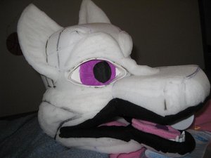 WIP Fursuit Fox/Husky/Wolf Hybrid by TheFurryDragon