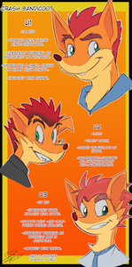 SpyroLongs Doodles: Crash Bandicoot by RaionDouglas