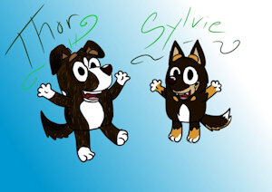My dogs by Bugglesworth