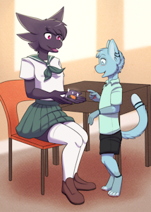 Aria and Milo by KillaLotus119