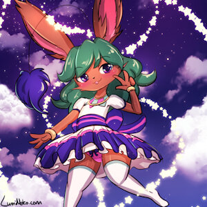#166 - Cute Moogle Verite by lumineko