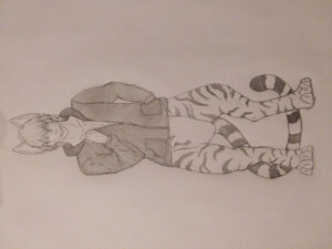 Commission for a Friend (Dunno why he's sideways...) by BrightestEmber