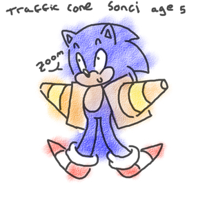 Traffic Cone Sonci by crush40
