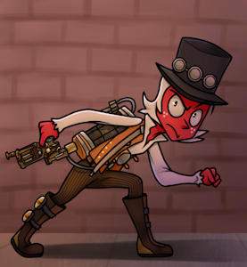 [COMMISSION] Steampunk Moxxie on the Prowl by GottaGoBlastNSFW
