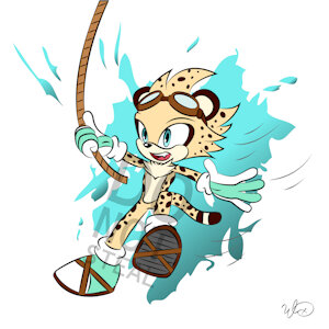 Dash the Cheetah by Wretchydoodles