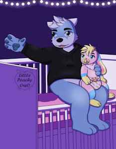 Crunchy and Little Ralf by LittlePeachyOwO