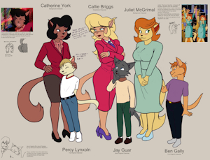 Swat Kats OCs Reference Sheet by Writefag
