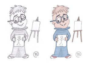 Simon's Drawing by munkosity