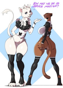 Lioness Maid by sora21345