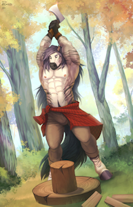 Jua at work [comm] by AppleFaced