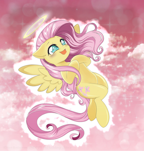 Angelic Fluttershy by WishingStarPone