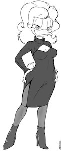 A Duck In Dress by Unbakable