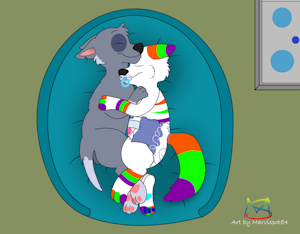 Such an Adorable Hug in a Diaper by Marvispot84arts