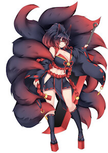 Kagura, 12 Tailed Deity of Creation by BandicootMayhem2