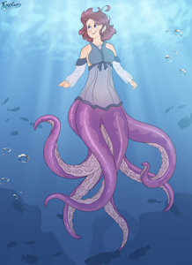 Cecaelia by FluffyXai