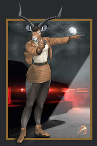 Impala pointing by ZorroRe