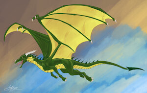 “Gliding Along” by Aerosaur83