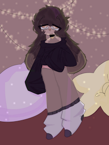 Cozy boy in pink panties by tabbywormz