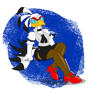 Mobian Secretary Birdy by masterreviewer1000