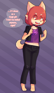 "Tough" Girl by BullyableShiba