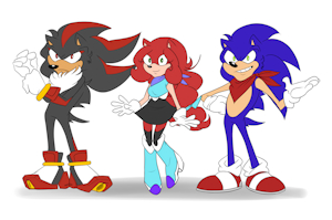 Shadow, Jane n Sonic by CobaltPie