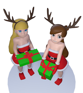 mabel and pacifica christmas by nthomas