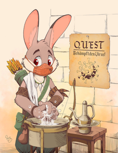 QUEST: Fight the Virus by pandapaco