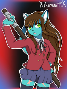 Ramona the Palmtop Kitty by XRamona49X
