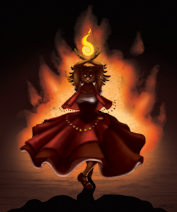 Dancing with Fire by SabreKitty