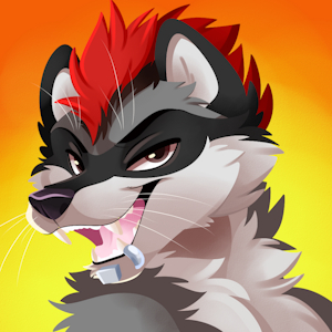 Raccoonish rascal grin by raccoonism