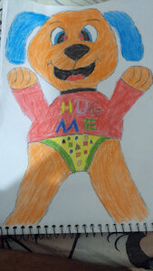 I need hugs 😊 by babybunnydiapercute