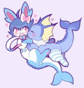 Fishes in love by HoneydewFox92