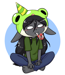 Bunny Frog Birthday by Shouk