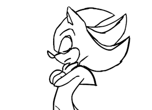 Shadow giving a simle by GottaGoBlastNSFW