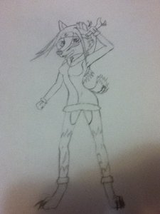 Lollo the arctic wolf by MaylinTheArcticWolf