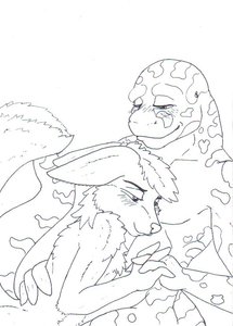 liquid and Damus cuddles by liquid