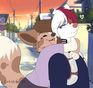 Sydney Callor & Todoroki Shoga by FeAtherNet