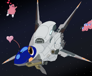R-Type: R-9A Arrowhead (COLORED) by Myuu