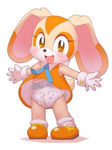 Commission: Cream in diaper by Sanae