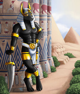 Anubian Guard by Wawik