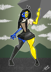 Fanart Fun - ENA by GrayscaleRain
