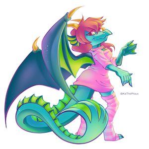 Talia the Sea Dragon by KaiThePhaux