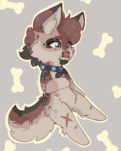 Chibi furry by KarolAwa