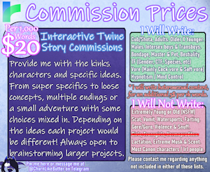 Commission Price Sheet (Open) by HoukaKyouryuu