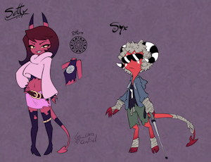 Demon designs by SoulCentinel
