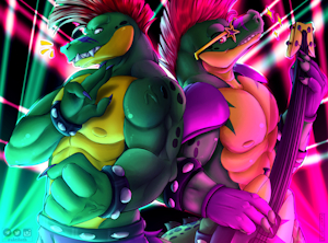 Rock and Roll 🐊✨ by Aktiloth