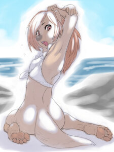 Plum on shore by PlumVaguelette